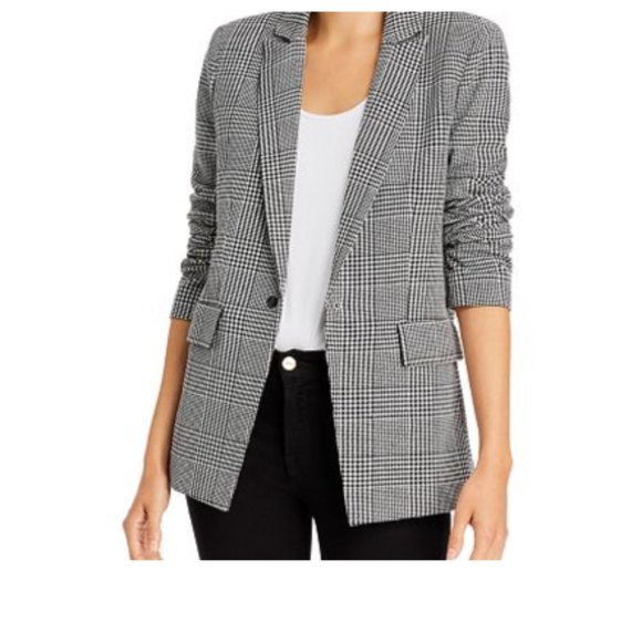 Aqua Houndstooth Blazer Size Small 